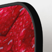 Rainy Red Petunia Ikat 4 Pickleball Paddle (Links Detail)