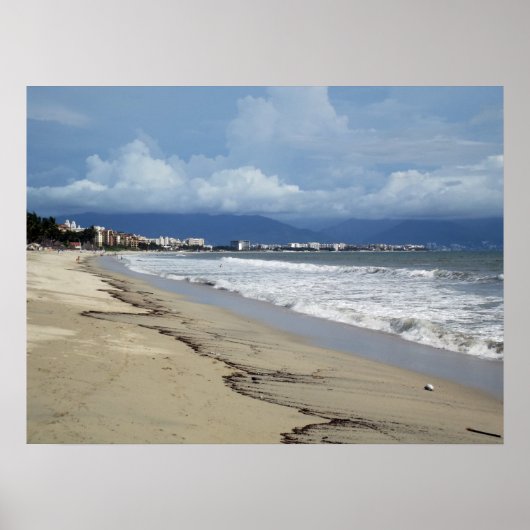 Rainy Season Clouds over Puerto Vallarta Poster (Voorkant)