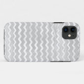 Rainy Sky Gray Chevron Pattern Case-Mate iPhone Case (Achterkant (horizontaal))