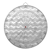 Rainy Sky Gray Chevron Pattern Dartbord (Voorkant)