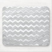 Rainy Sky Gray Chevron Pattern Muismat (Voorkant)