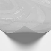 Rainy Sky Gray Swirl Cadeaupapier (Hoek)
