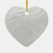 Rainy Sky Gray Swirl Keramisch Ornament (Voorkant)