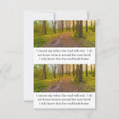 Rainy Spring Faith Road Inspiration Card Save The Date (Voorkant)
