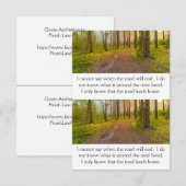 Rainy Spring Faith Road Inspiration Card Save The Date (Voorkant / Achterkant)