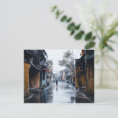 Rainy Streets uit Vietnam Briefkaart (Staand voorkant)