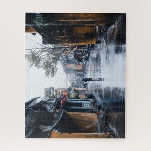 Rainy Streets uit Vietnam Legpuzzel (Verticaal)