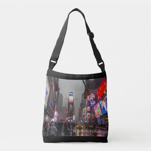 Rainy Times Square Crossbody Tas (Voorkant)