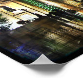 Rainy Trafalgar Square Poster (Hoek)