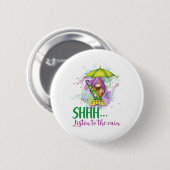 Rainy Weather Gnome Ronde Button 5,7 Cm (Voorkant /achterkant)