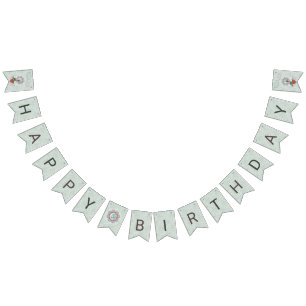 RainyDayFrog HAPPY BIRTHDAY Vlaggetjes