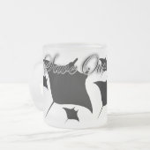 Raio de Manta - salvar nossos oceanos Matglas Koffiemok (Voorkant links)