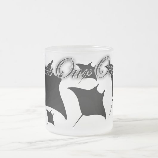 Raio de Manta - salvar nossos oceanos Matglas Koffiemok (Center)