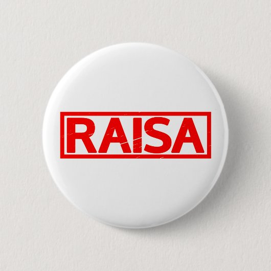 Raisa Stamp Ronde Button 5,7 Cm (Voorkant)