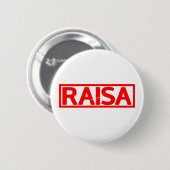 Raisa Stamp Ronde Button 5,7 Cm (Voorkant /achterkant)