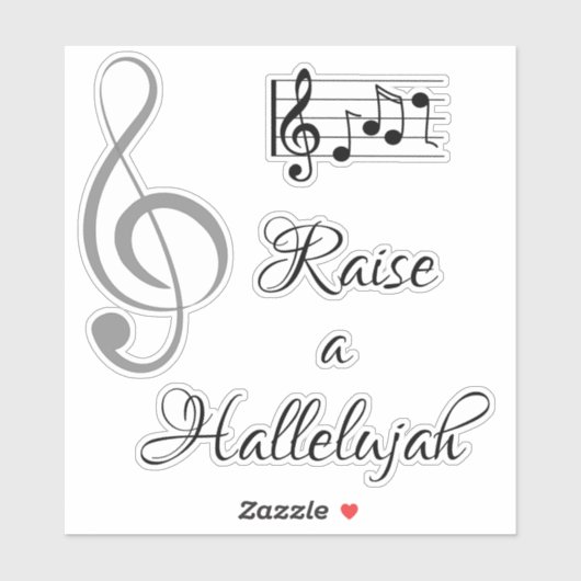 Raise a Hallelujah Sticker (Vel)