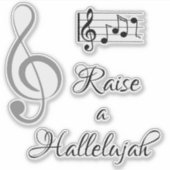 Raise a Hallelujah Sticker (Voorkant)
