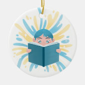 Raise a Reader Keramische Versiering Keramisch Ornament (Voorkant)