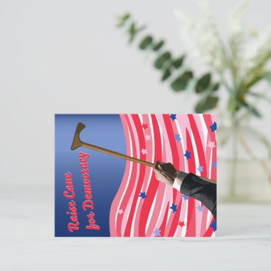 Raise Cane Democracy Briefkaart (Staand voorkant)