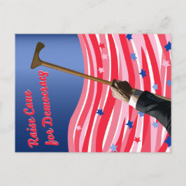Raise Cane Democracy Briefkaart