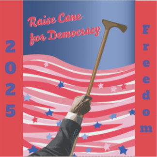 Raise Cane Democracy Vinyl Sticker