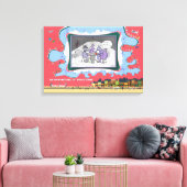 Raise, Fold, or Dilate | Literal Wordplay 24x16 Canvas Afdruk (Insitu (Woonkamer))