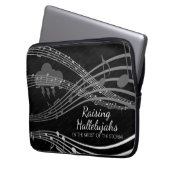 RAISE HALLELUJAHS Persoonlijk zwart Laptop Sleeve (Voorkant Links)