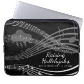 RAISE HALLELUJAHS Persoonlijk zwart Laptop Sleeve (Voorkant)