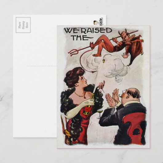  Raise het Briefkaart van de Duivel (Voorkant / Achterkant)