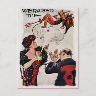 Raise het Briefkaart van de Duivel