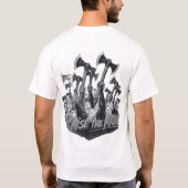 Raise the Ax - Strijders Opstand T-shirt (Achterkant)