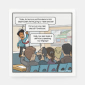 Raise the Bar Grappig Feestservetten Servet (Voorkant)