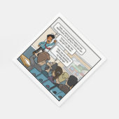 Raise the Bar Grappig Feestservetten Servet (Hoek)