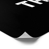 Raise the Ruuf Funny Dog Pun Dark BG Poster (Hoek)