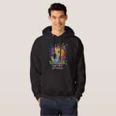 Raise the Woof Dont Stop Retrievin Golden Retrieve Hoodie (Voorkant volledig)