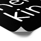 Raise Them Kind, Insrational, Motivational Quotes Poster (Hoek)