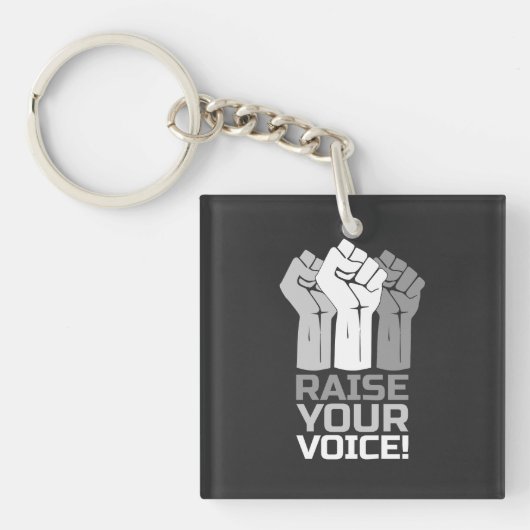 Raise Your Voice 3 Sleutelhanger (voorkant)
