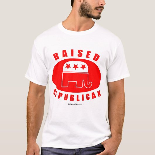 RAISED REPUBLICAN T-SHIRT (Voorkant)