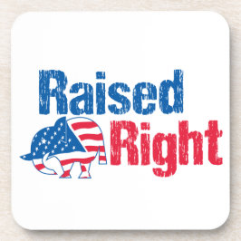 Raised Right - Republican Bier Onderzetter
