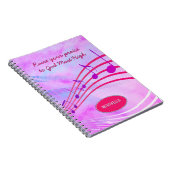 RAISEER UW PRAISE | Muziekstations | Gepersonalise Notitieboek (Rechterzijde)