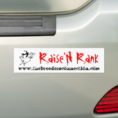 Raise'N Rank Bumpersticker (Op auto)