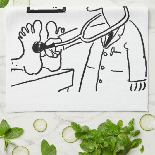 Raiser Gift Item bij charterfonds Theedoek (Gevouwen)