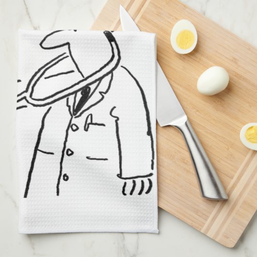 Raiser Gift Item bij charterfonds Theedoek (Quarter Fold)