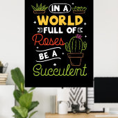 Raises zijn een succes poster (Thuiskantoor)