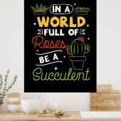Raises zijn een succes poster (Keuken)