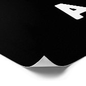 Raisin a Toast Funny Food Pun Dark BG Poster (Hoek)