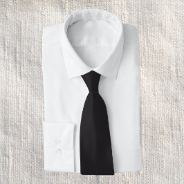 Raisin Black Solid Color Stropdas
