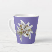 Raisin Blossom Cust. Paarse latte Mok (Linkerhoek)
