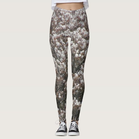 Raisin Blossom Pattern Legging (Voorkant)