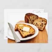 Raisin-brood en kaneel briefkaart (Voorkant / Achterkant)